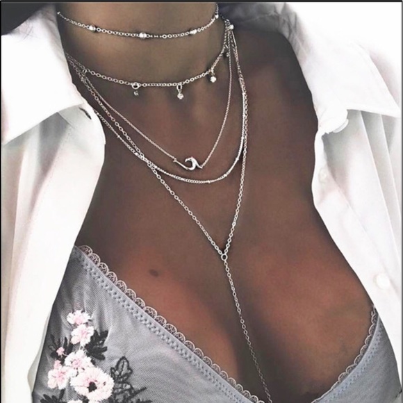 Jewelry - It’s yours Layered necklace silver toned